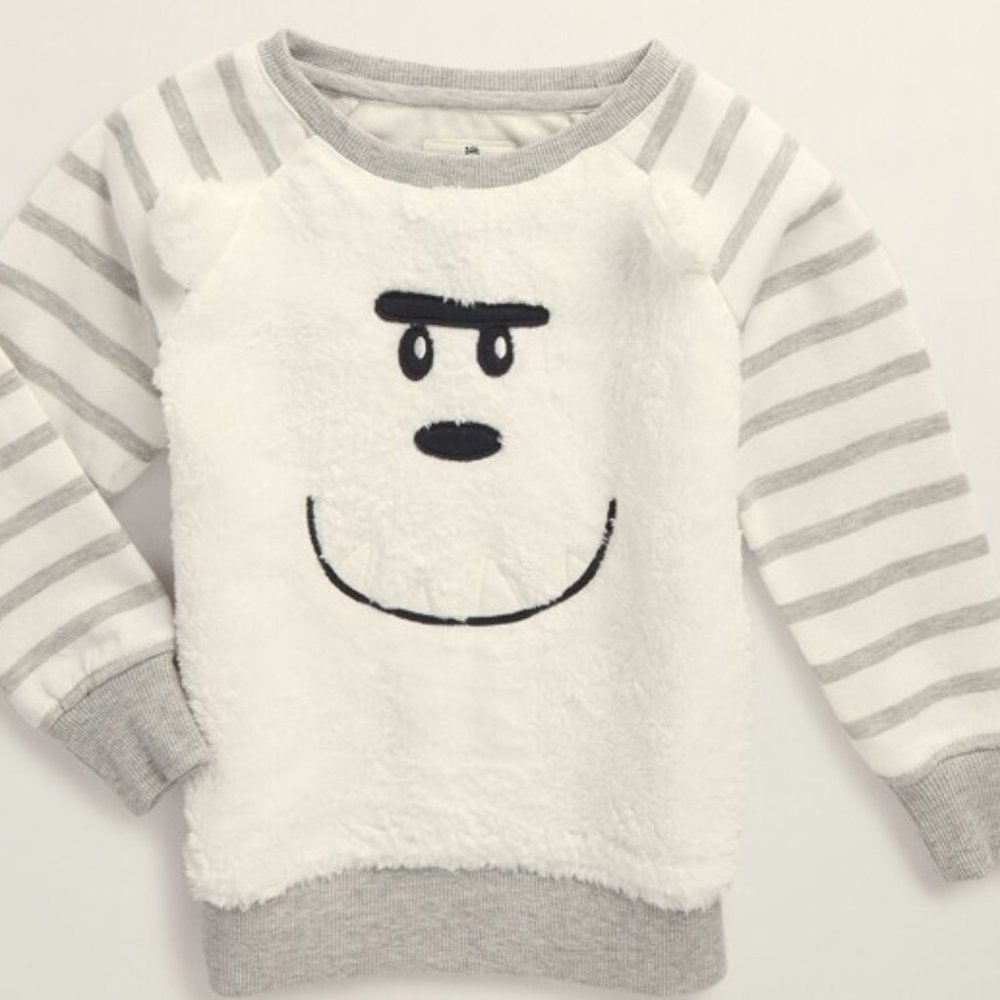 HOLLYWOOD THE JEAN PEOPLE 3D MONSTER SWEATSHIRT - Picture 1 of 1
